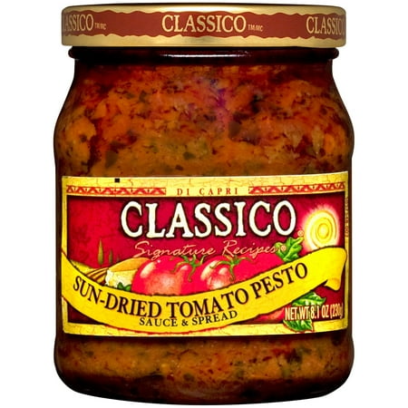 Classico Signature Recipes Sun-Dried Tomato Pesto Sauce & Spread 8.1 oz. Jar