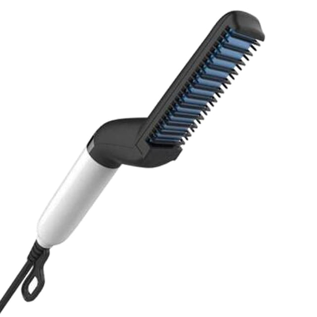 Cepillo De cabellero Eléctrico Hombres Que Riza El Que Se Encrespa Que Calienta Rápidamente El Cepillo De cabellero Eléctrico Colcomx Rizador de pelo de los hombres