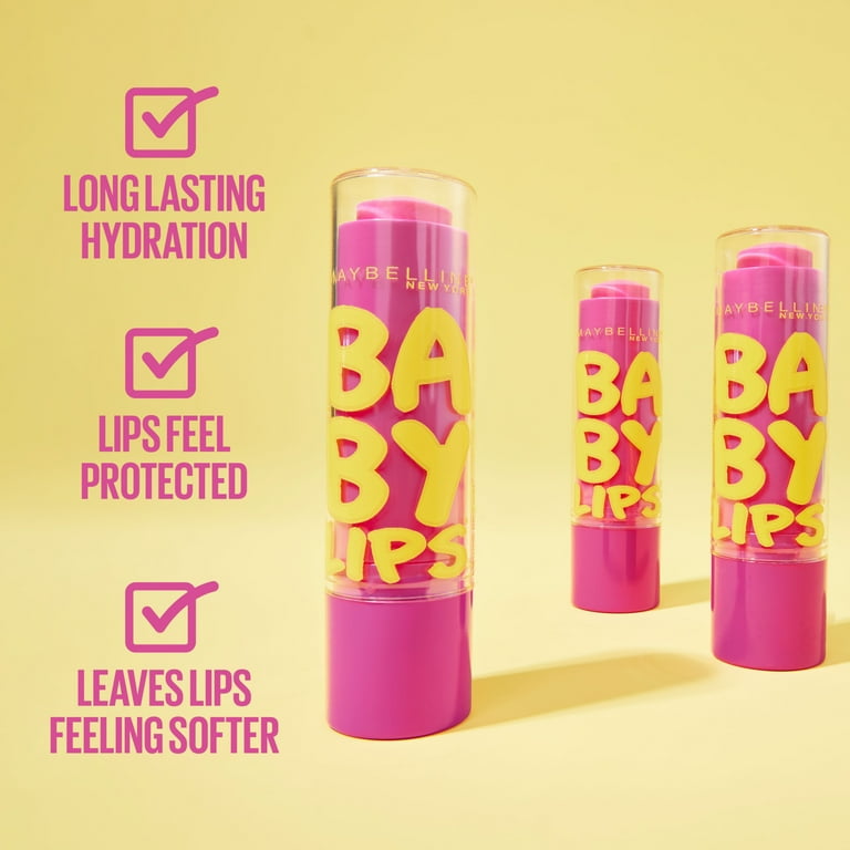 Maybelline, Baby Lips Moisturizing Lip Balm, Pink Punch, Full 0.15