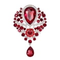 thumbnail image 2 of Broche de gota de agua de diamante de moda de joyería de banquete de lujo europeo y americano Wmkox8yii fajkfhkj4542, 2 of 2