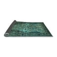 thumbnail image 2 of Ahgly Company Indoor Rectangle Persian Light Blue Traditional Area Rugs, 2' x 5', 2 of 4