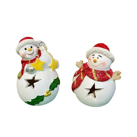 

CHXonu Christmas Nightlight Snowman Decoration Home Living Room Resin Decoration Tabletop Window Decoration Fancy Christmas Ornament Christmas Ornament Christmas Ornament Glass Elegant Ornament