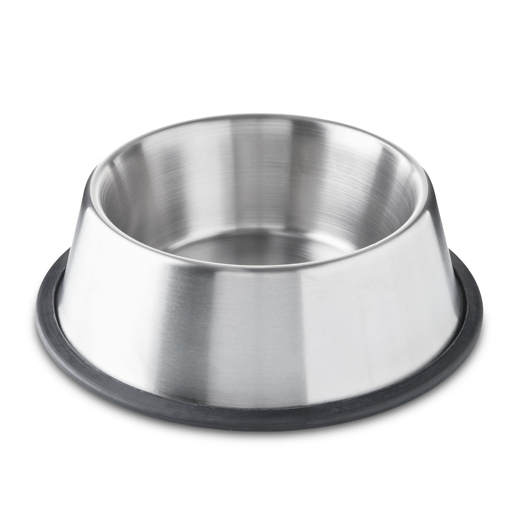 Vibrant Life Large 8.4-Cup Stainless Steel Pet Bowl, Silver
