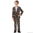 thumbnail image 3 of Whosucclay Horse Pattern, Non-Stretch Polyester Cloth Boys Suit Dual Front Pockets Breathable Boys Outfit for Party Wedding Graduation, 3 of 10