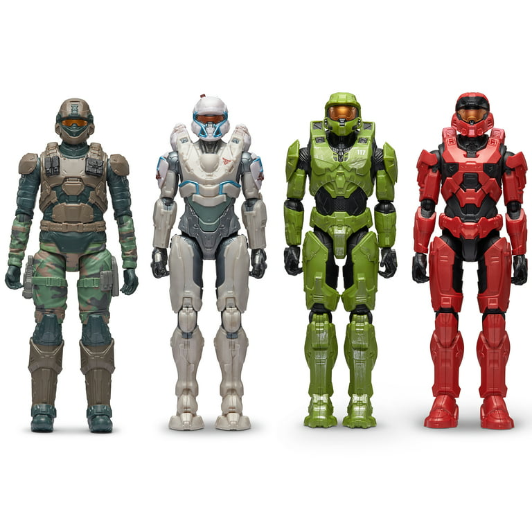 Halo Action Figure 4 Pack, 12 Inch Toy Collectibles 