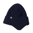 thumbnail image 4 of Weikingp Clearance! Beanies Hats Men, Men Knitted Hat Women Earflap Winter Hats Mens Wool Cap Warm Cap Slouchy with Ear Warmer, Beanie for Women, Baby Beanie Navy, 4 of 4