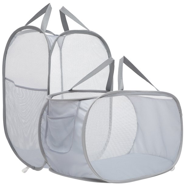 GOOHOCHY Cesto para ropa sucia con asas, 2 unidades, para dormitorio, para el hogar