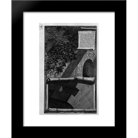 The mouth of the Cloaca Maxima 20x24 Framed Art Print by Piranesi, Giovanni B...
