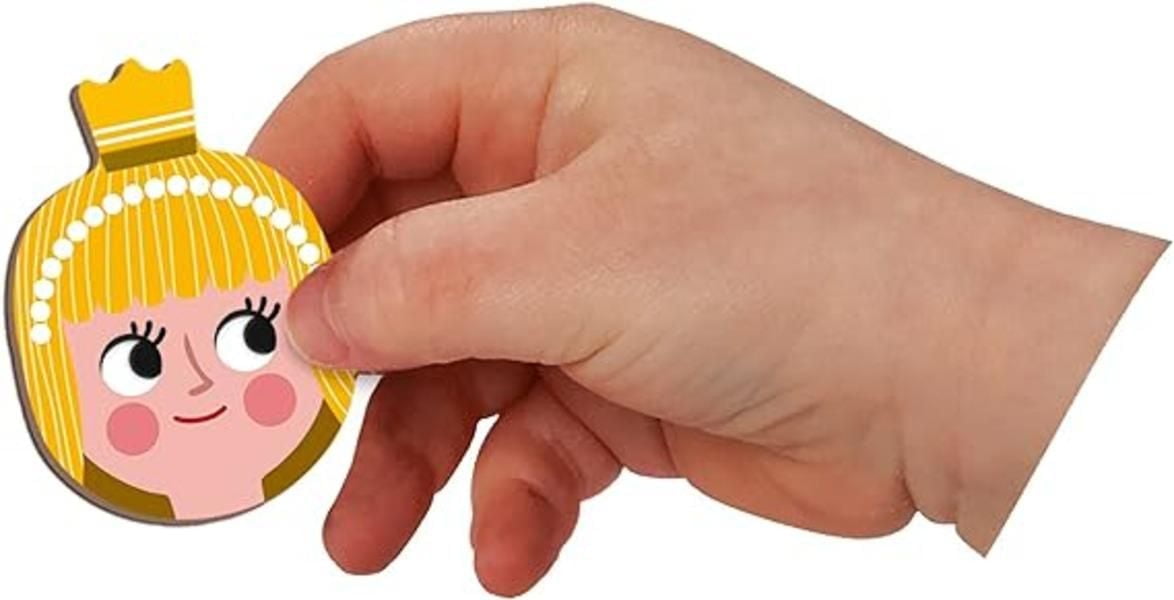 Janod • Magneti’Book Contes de Fées • 3 à 8 Ans • Jeu Éducatif Magnétique pour Enfants et Tout-Petits • J02588