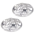 thumbnail image 2 of Monyance Escargot Baking Dish 12 Holes Escargot Dish - Stainless Steel - 2pcs(7.48X7.48X0.59Inches), 2 of 11