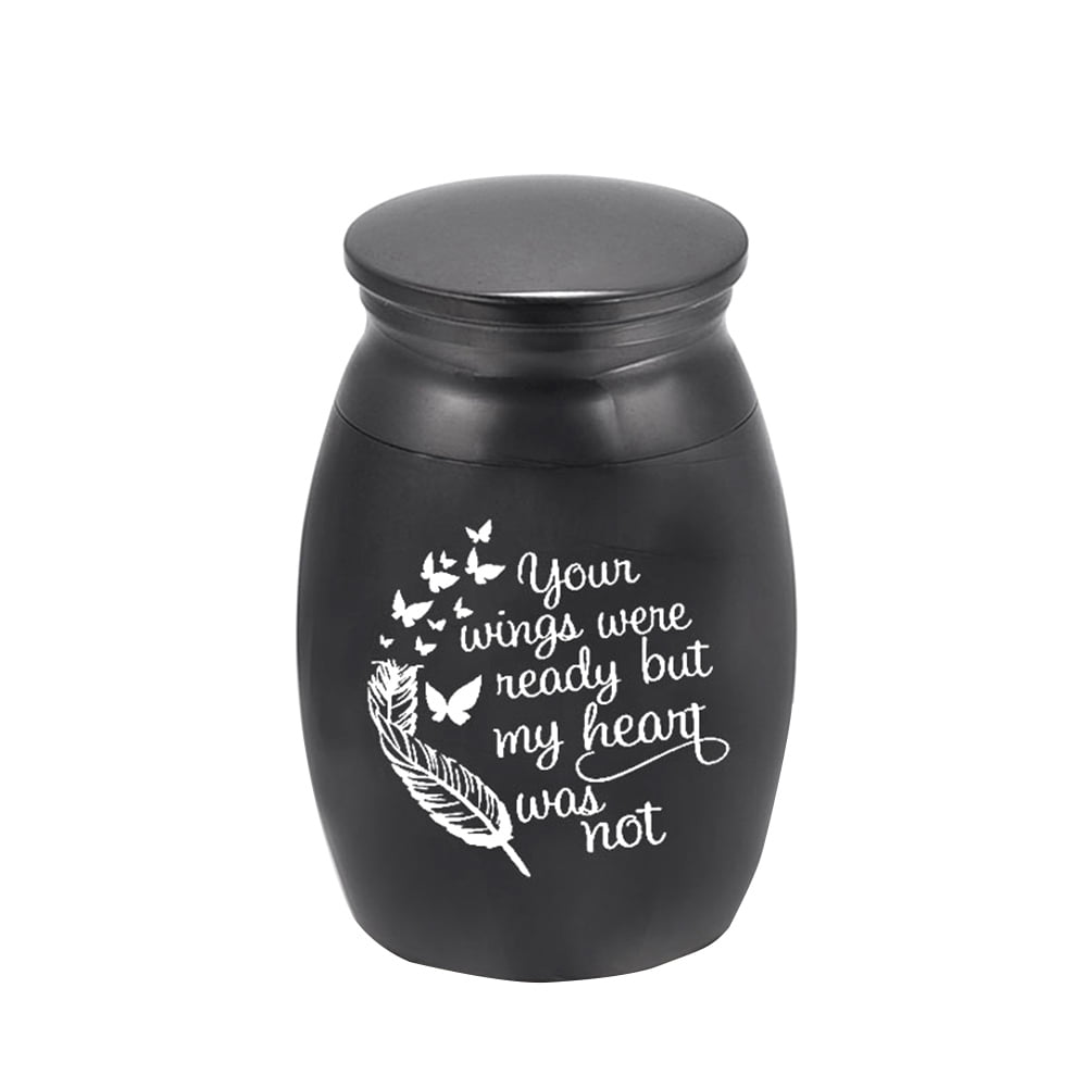 ALLOY INFANT/PET 6" FUNERAL CREMATION URN W POUCH 