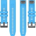 thumbnail image 4 of Tianle 2 Pack Compatible with Garmin Descent MK3 43mm Watch Bands, Descent MK3i 43mm Silicone Replacement Bands Straps Wristbands Bracelet Fit for Garmin Fenix 7s/Fenix 6s/Fenix 5s, 4 of 7