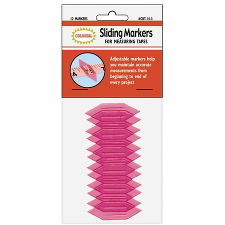 UPC: 0091955120028 | Sliding Markers For Measuring Tapes  12/Pkg