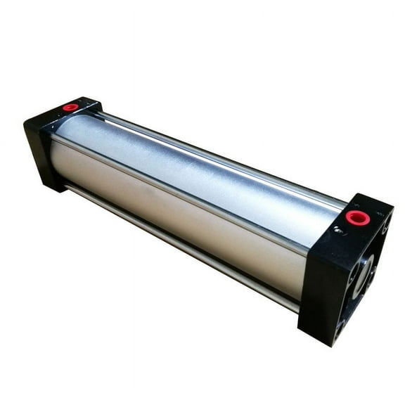 INTSUPERMAI Air Cylinder Pneumatic Standard Cylinder Single Rod Dual Action SC 80*300 Aluminum Alloy Adjustable Magnetic Bore:3" Stroke:12"