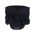 thumbnail image 1 of Washable Dog Diapers | Reusable Dog Diapers | Washable Female Dog Diapers | Cloth Dog Diapers for Dogs in Heat, or Dog Incontinence Diapers, gray, XXL, 1 of 6