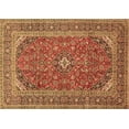 thumbnail image 1 of Ahgly Company Indoor Rectangle Medallion Brown Traditional Area Rugs, 5' x 7', 1 of 4
