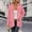 Pink, variant on Idoravan Cardigans for Women Plus Sizes Women's Fall/Winter New Casual Loose Solid Color Tops Long Sleeved Cardigan Black