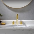 thumbnail image 3 of Wishful 8. in Widespread 2-Handle Brass Bathroom Faucet in Brushed Gold, 3 of 15