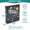 thumbnail image 3 of FORMRS 3 Ring Binder 1.5 inch with Pockets Set of 2 Clip Board 200 Sheets Capacity, Black Record, 3 of 8