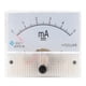 thumbnail image 5 of Probador de Amperímetro de Medidor de Corriente Rectangur Montado en Panel Cse 2, para Reempzar Un Medidor , Monitorear Un Circuito - 0-5MA Macarena medidor de amperímetro, 5 of 8
