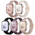 thumbnail image 1 of Pulseras de reloj Osochic, delgadas, trenzadas, de nailon elástico, paquete de 5 unidades, 40-49 mm, 1 of 7