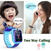 POINTERTECK Kids Smartwatch Waterproof AGPS Tracker Anti-Lost Smart Watch Phone for Children 3-12 Girls Boys SOS Call Remote Camera Two Way Call Touch Screen Games Christmas Birthday