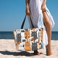 thumbnail image 6 of Gaeub Funny Cats Beach Travel Bag, Multi-Pocket Beach Bag, Summer Vacation Bag, Beach Essentials Tote, 6 of 7