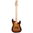 thumbnail image 2 of Rise by Sawtooth Right Handed 3/4 Size Beginner Electric Guitar Kit, Sunburst, 2 of 4