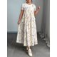 thumbnail image 5 of Vestido de Verano para Mujer, Talla Grande, Informal, Sin Mangas, con Tirantes Finos, para Playa Flores de Albaricoque XL, 5 of 7