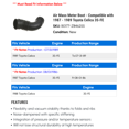thumbnail image 2 of Air Mass Meter Boot - Compatible with 1987 - 1989 Toyota Celica 3S-FE 1988, 2 of 2