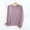 Purple, variant on Nmnitkp Silk Pajamas for Women Soft and Comfortable Women's Pajamas Home Wear Leisure Home Solid Color Long Sleeve Thin Pajamas