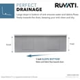 thumbnail image 2 of Ruvati USA RVH8597 33 in. Workstation Slope Bottom Offset Drain Undermount 16 Gauge Kitchen Sink, 2 of 7