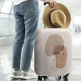 thumbnail image 2 of Travel Luggage Cover Suitcase Protector Fits 18-32 Inch Luggage Wheel Covers Patterned Travel Related Items Flower Luggage Protector Elastic Luggage Anti-scratch Suitcase Cover L, 2 of 5