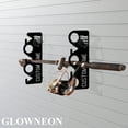 thumbnail image 5 of GLOWNEON Custom Family Fishing Pole Holder, Metal Wall Mount Holder for Garage, Fishing Rod Rack, 5 of 6