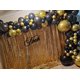 thumbnail image 1 of 136 Uds. Kits de globos de guirnalda de oro y negro Diy para celebración de cumplea?os, graduación, ceremonia de boda, aniversario LingWen 8390615995955, 1 of 1