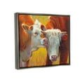 thumbnail image 3 of Cow Licking Farm Animals Animals & Insects Painting Luster Gray Framed Art Print Wall Art, 3 of 6