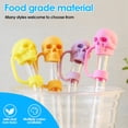 thumbnail image 3 of 11Pcs Shaped Caps 11 Colors Of Dust Caps Reusable Caps Food Grade Silicone Caps Fun Dust Caps, 3 of 5