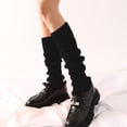 thumbnail image 5 of sususu Cozy Fall Socks for Women,Knitted Over The Knee Socks With Metal Winter Warm Stockings Leg Warmers for Cold Weather Fashion Comfort, 5 of 6