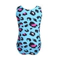 thumbnail image 2 of iiniim Kids Girls One-piece Leopard print Dancing Gymnastics Ballet Dance Jumpsuit Sportswear, 2 of 7