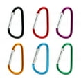thumbnail image 2 of Arcticwind D-Shaped Aluminum Carabiner Clip - Keychain Clip, Backpack Clip, Keychain Clip, Water Bottle Clip, Secure Keychain - Spring Snap Key Chain Clip Hook Buckle (4/5/6 Pcs）, 2 of 8