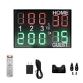 thumbnail image 4 of Marcador digital de electrónico portátil con control remoto para colgar en la pared de puntuación para deportes de interior, 4 of 8