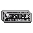 thumbnail image 1 of Uxcell 1-Pack Señal de Vigilancia por Video 24 Horas, 10" x 3.5" Señal de Advertencia Reflectante de Aluminio para Casa/Negocio, 1 of 1