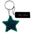 thumbnail image 2 of Squishy Spike Star Split-Ring-Keychain Blue/Green, 2 of 2