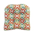 thumbnail image 2 of Blazing Needles 93184-2CH-OD-185 19 in. U-Shaped Outddor Dining Chair Cushions, Rieser Mango - Set of 2, 2 of 2