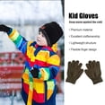 thumbnail image 4 of Minnieouse 1 par de guantes para niños, calentador de manos para exteriores de estilo sencillo, cubiertas para calentar manos para niños y niñas, guante guantes y mitones Ejercito verde Minnieouse AP009862-13, 4 of 6