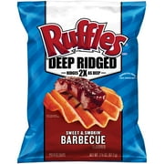 Ruffles® Deep Ridged Sweet & Smokin' Barbecue Potato Chips 2.375 oz. Bag