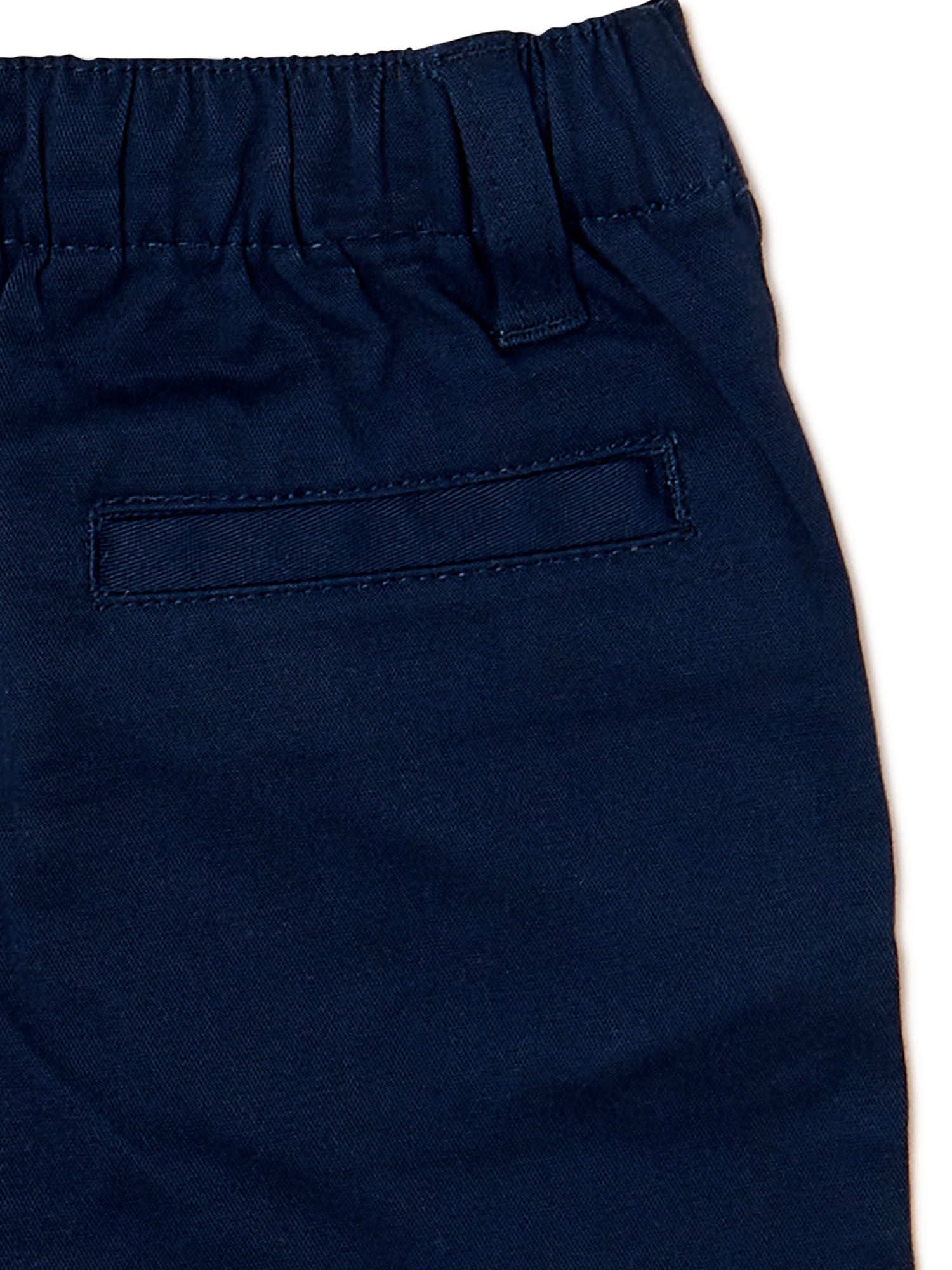 Wonder Nation Toddler Boys School Uniform Flat Front Shorts, Sizes 2T-5T
