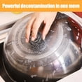 thumbnail image 4 of 20Pcs Stainless Steel Scrubber Flexible Stainless Steel Cleaning Ball Multipurpose Utensil Scrubber Portable Dish Scrubbers Reusable Stainless Steel Scrubber for Kitchen Pot Pan, 4 of 11