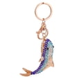 thumbnail image 5 of IDEANATEGRATE Shark Keyring for Women and Men with Rhinestone and Alloy Material 1Pcs, 5 of 8