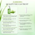 thumbnail image 5 of Aloderma 99% Organic Aloe Vera Gel Made within 12 Hours of Harvest, Easy Travel Size Tube for Body, Face, & Scalp, Cooling, Soothing Instant Relief for Skin & Sunburn, Hydrating Aloe Gel, 3.53oz, 5 of 10